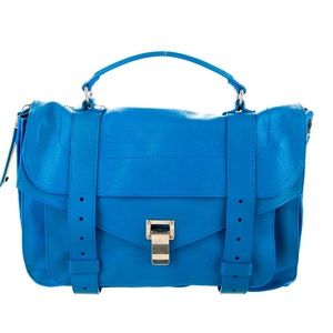 PROENZA SHOULER LEATHER PS1 shoulder bag. PRISTINE! Never used. Turquoise.